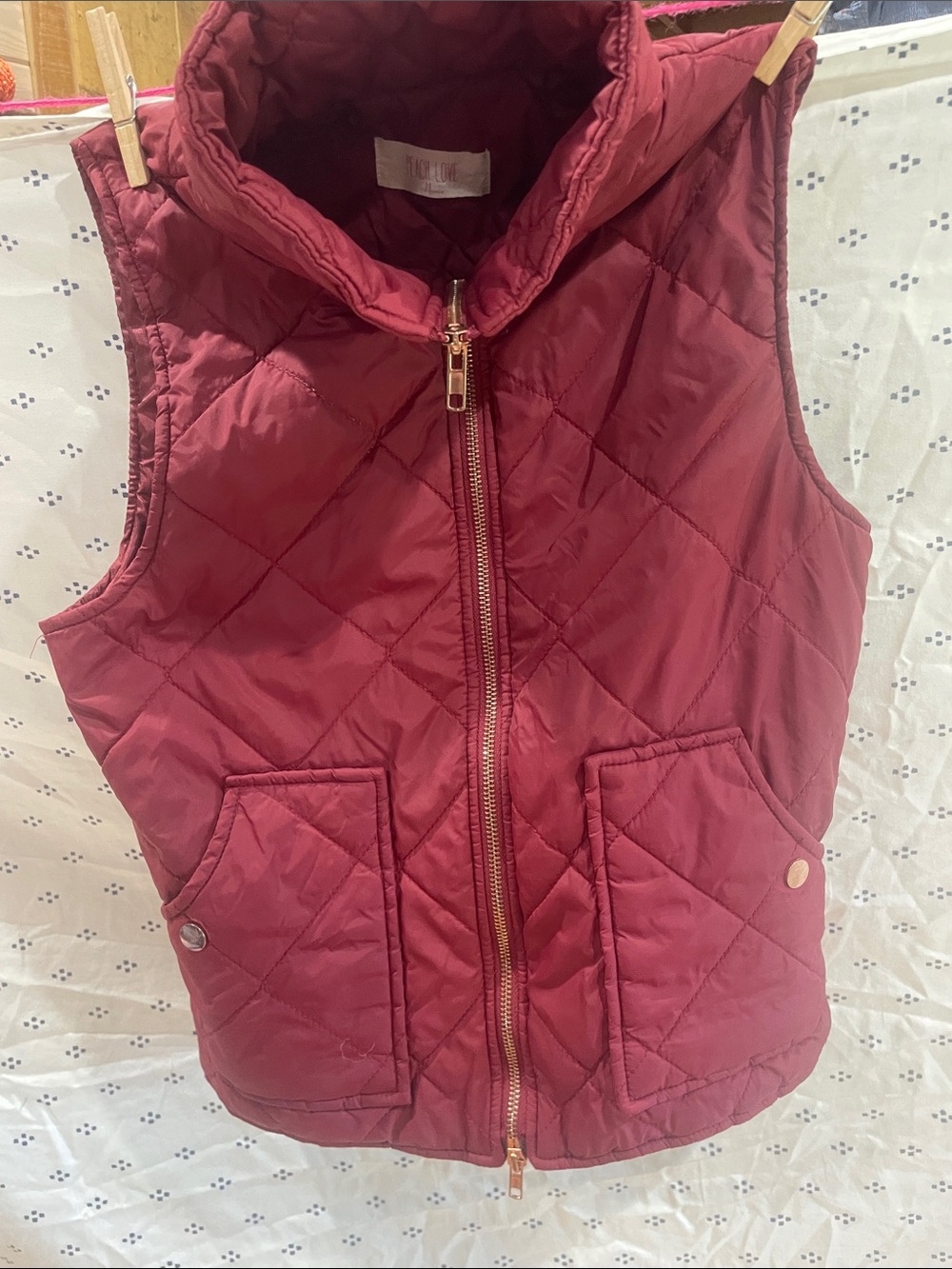 Peach Love California  women’s vest